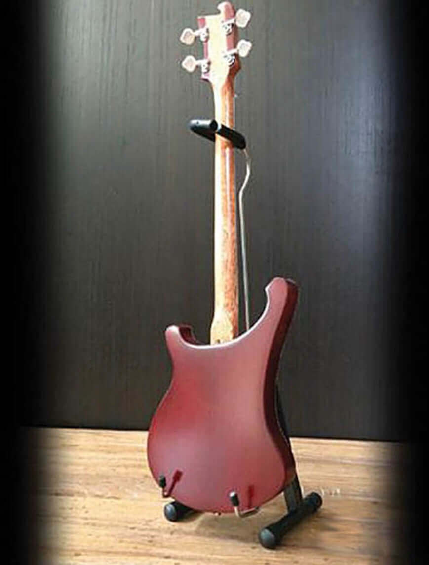 Lemmy Signature Carved Bass Mini Guitar Replica Collectible