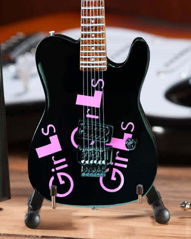 Signature Black Mick Mars Girls, Girls, Girls Mini Guitar