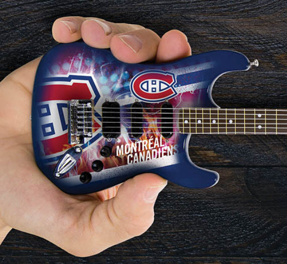 Montreal Canadians 10“ Collectible Mini Guitar
