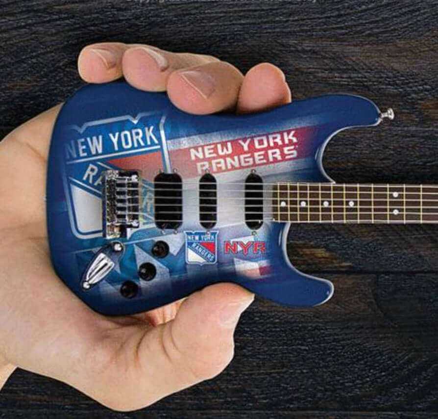 New York Rangers 10“ Collectible Mini Guitar