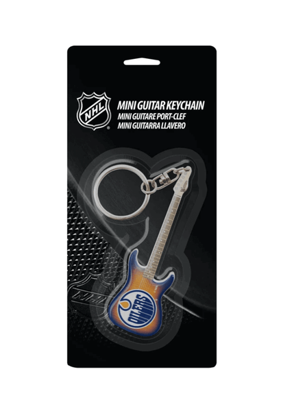 Edmonton Oilers Electric Guitar Keychain
