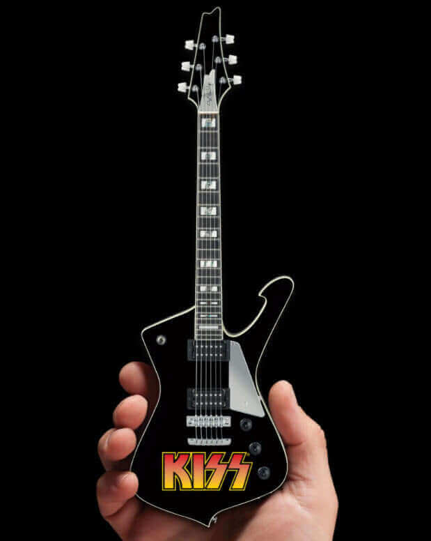 KISS® Paul Stanley Iceman Miniature Guitar Model