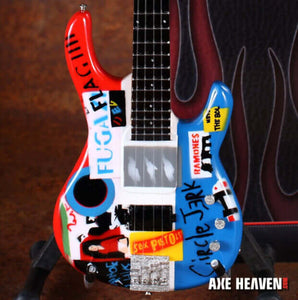 Flea Signature Psycho Flea Miniature Bass Guitar Replica Collectible