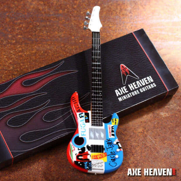 Flea Signature Psycho Flea Miniature Bass Guitar Replica Collectible