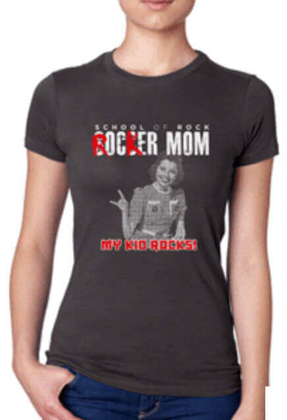 LADIES ROCKER MOM CREWNECK T-SHIRT