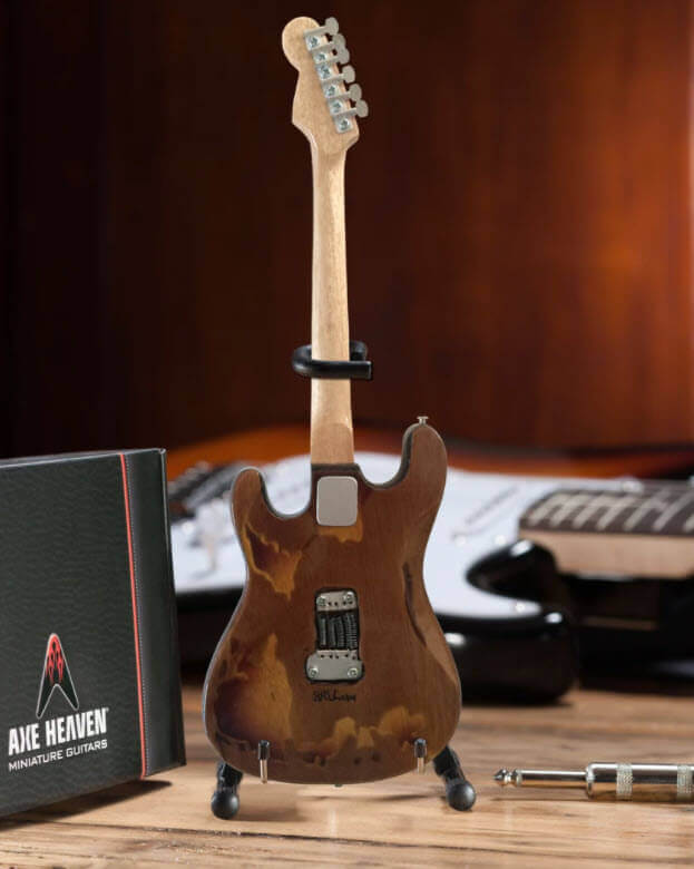 Stevie Ray Vaughan Distressed SRV Custom Miniature Fender™ Strat™ Guitar Replica