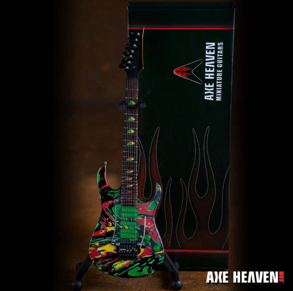 Steve Vai Signature Universe Swirl 7 String Miniature Guitar Replica Collectible