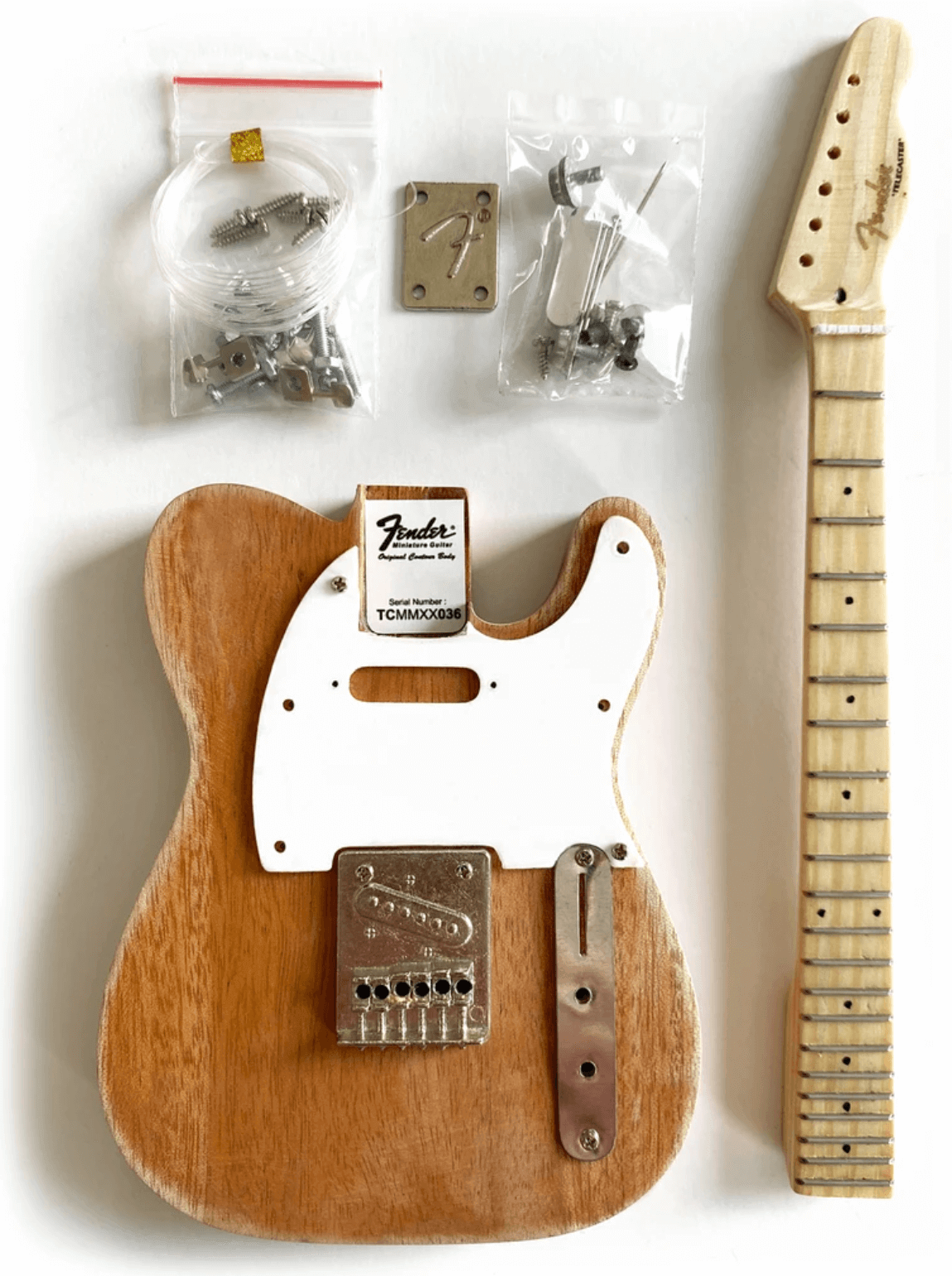Miniature Guitar MODEL KIT - Fender™ Telecaster™ - BUILD YOUR OWN - Officially Licensed