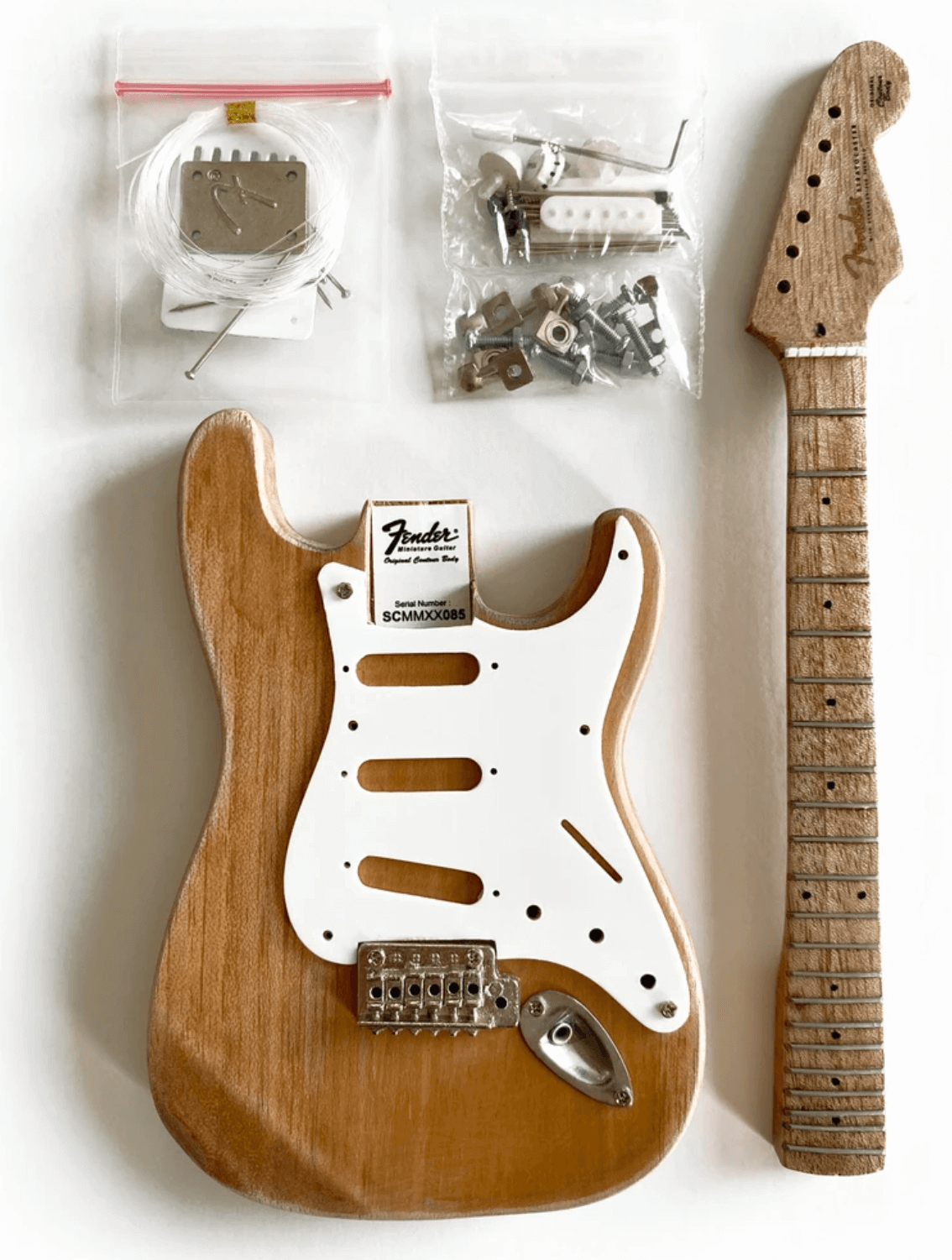 Miniature Guitar MODEL KIT - Fender™ Stratocaster™ - BUILD YOUR OWN - Officially Licensed