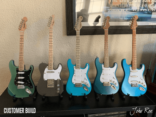 Miniature Guitar MODEL KIT - Fender™ Stratocaster™ - BUILD YOUR OWN