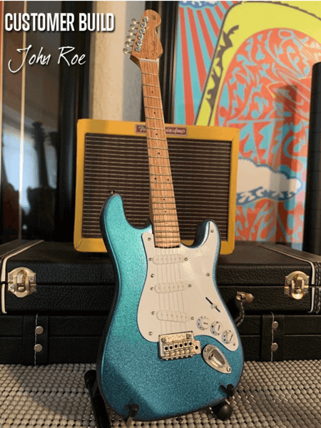 Miniature Guitar MODEL KIT - Fender™ Stratocaster™ - BUILD YOUR OWN