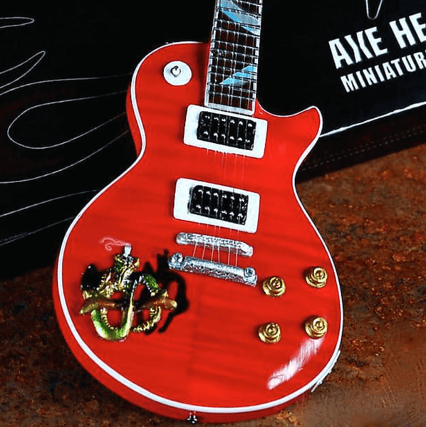 Slash Signature Red Snakepit Miniature Guitar Replica Collectible