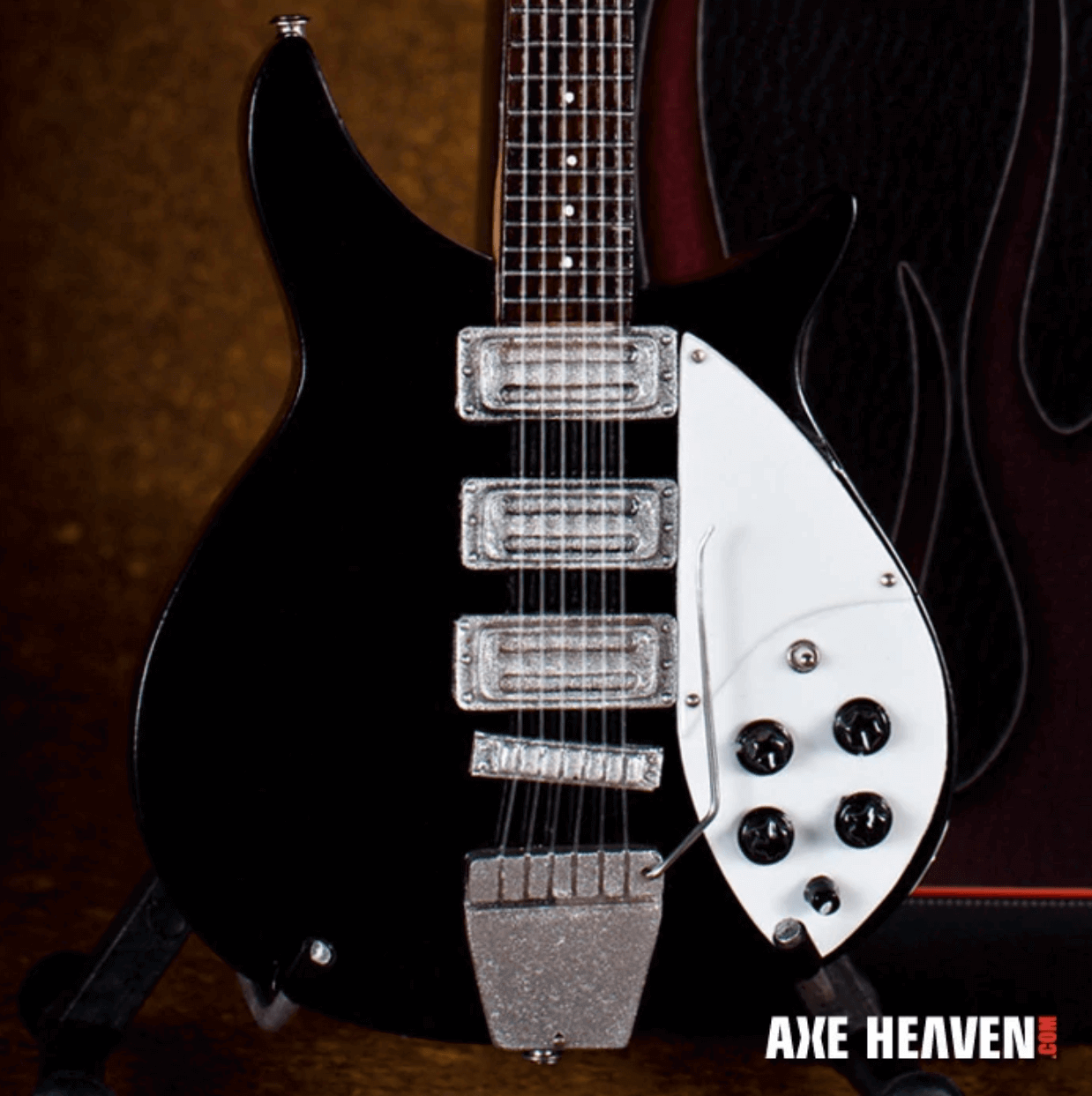 John Lennon “Ed Sullivan Show” Miniature Guitar Replica Collectible - Fab Four