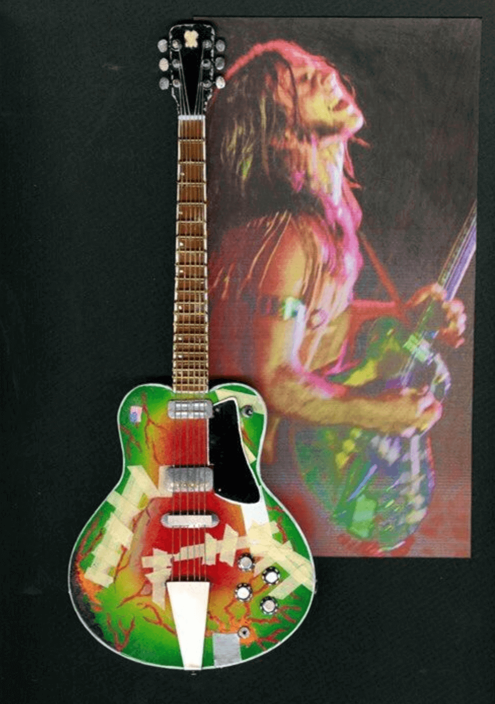 Mark Ferner 1967 Messenger Custom Mini Guitar Collectible