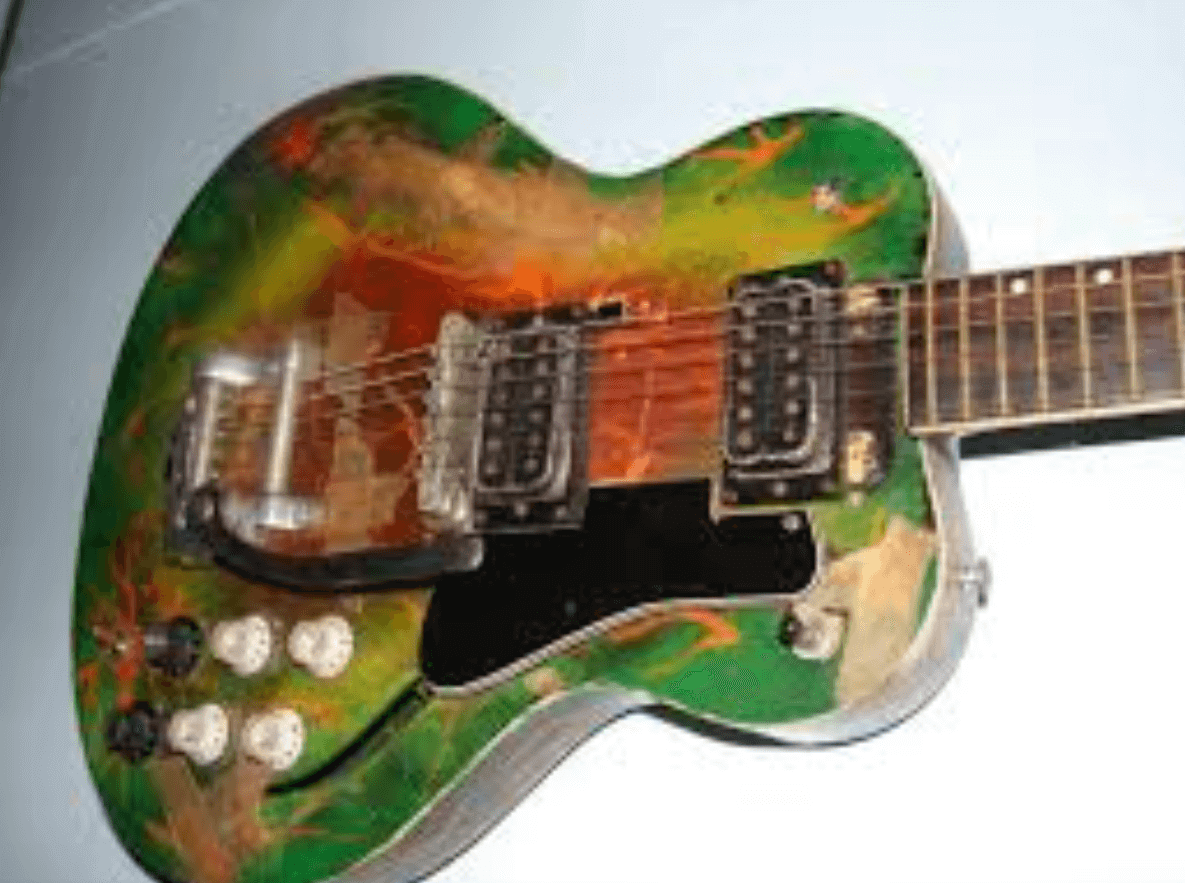 Mark Ferner 1967 Messenger Custom Mini Guitar Collectible