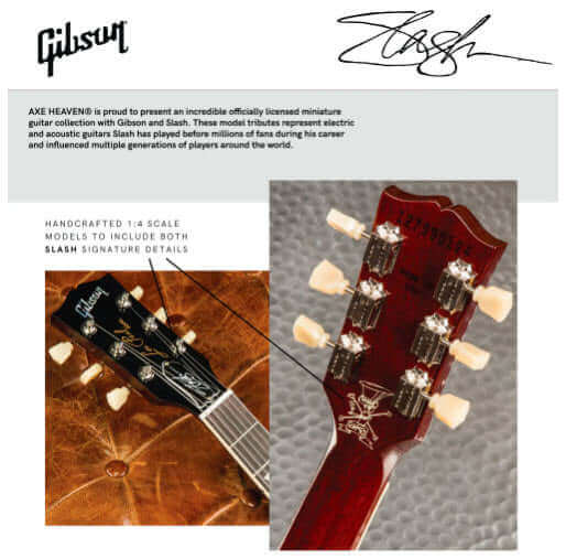 Slash Gibson Les Paul Standard Anaconda Burst Mini Guitar Model