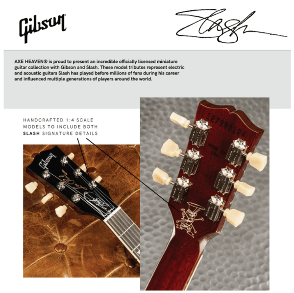 Slash Gibson J-45 Vermillion Burst Acoustic Mini Guitar Model