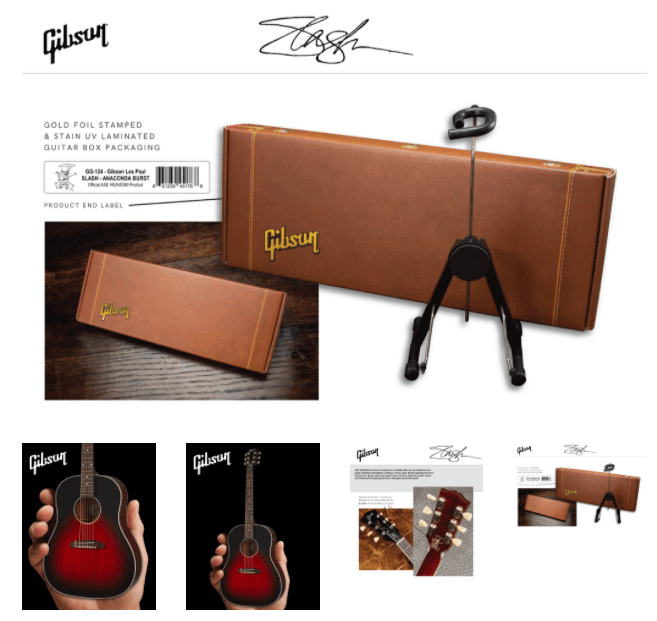 Slash Gibson Les Paul Standard November Burst