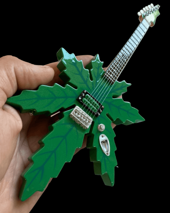 Tommy's Cheech & Chong Sweet Leaf Mary Jane Miniature Guitar Model