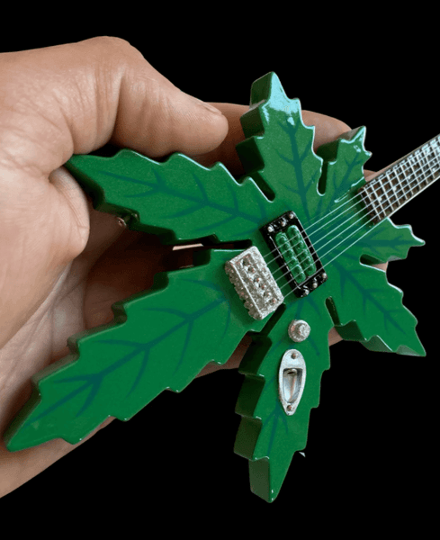 Tommy's Cheech & Chong Sweet Leaf Mary Jane Miniature Guitar Model