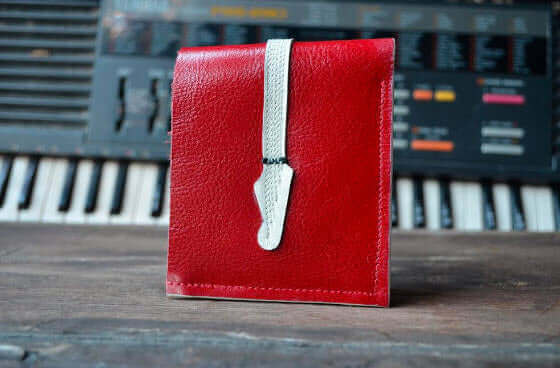 Signature Buddy Guy Polka Dot Guitar Wallet - Handmade - Genuine Leather