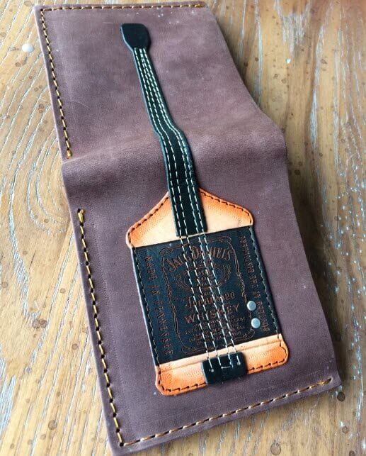 Signature Jack Daniel's Bass Guitar Wallet 