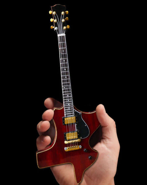Billy F Gibbons Custom Big Texas Miniature Guitar Replica Collectible