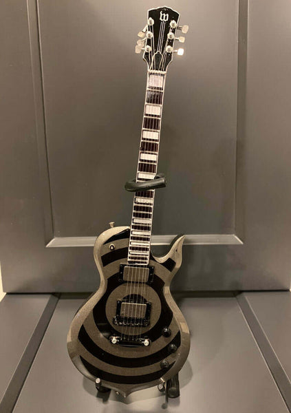 Zack Wylde ODIN Blackout Bullseye Mini Guitar - NEW!