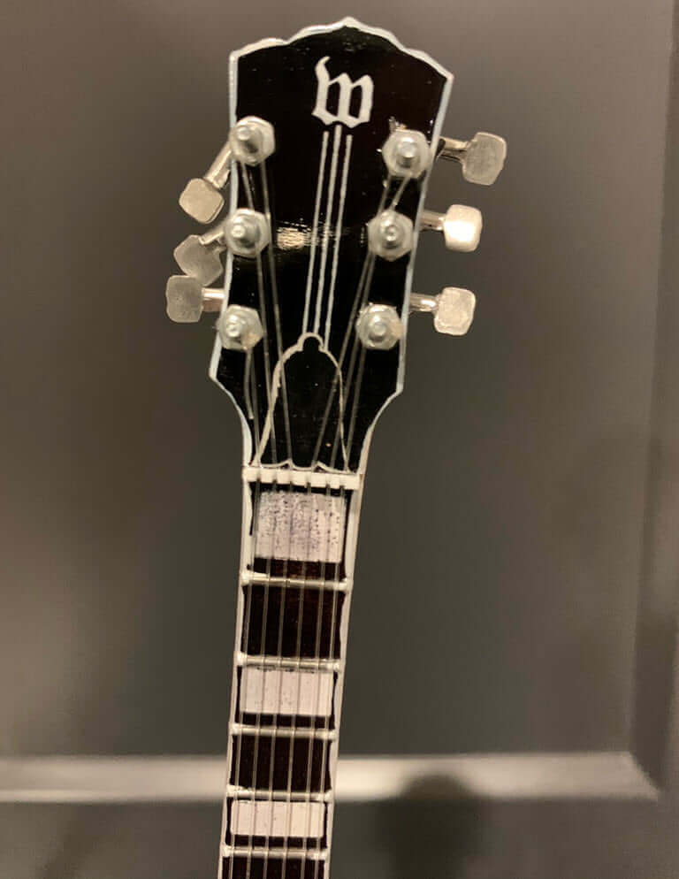 Zack Wylde ODIN Blackout Bullseye Mini Guitar