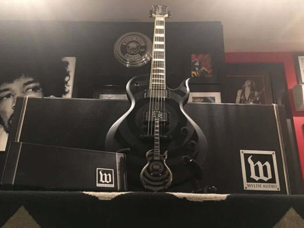 Zack Wylde ODIN Blackout Bullseye Mini Guitar - NEW!