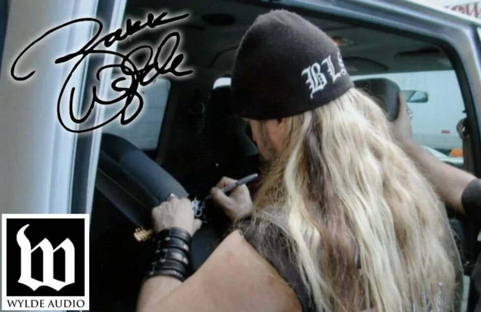 Zack Wylde ODIN Blackout Bullseye Mini Guitar