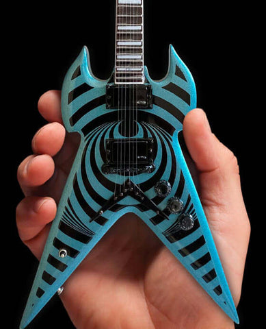 Zakk Wylde WARHAMMER Pelham Blue Vertigo Mini Guitar Replica